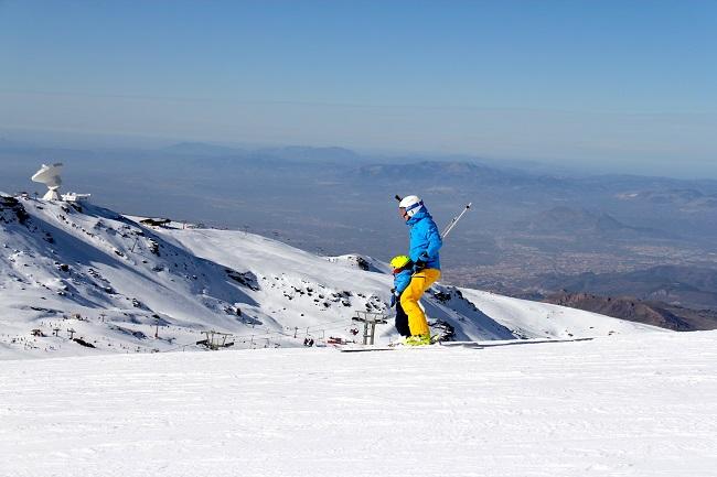 Espectacular imagen de la estación de esquí.