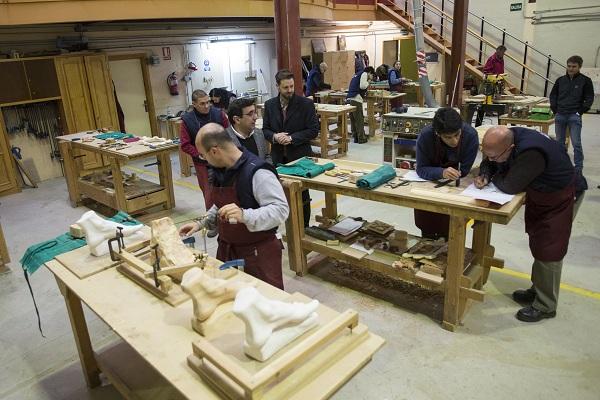 Instalaciones del taller de madera. 