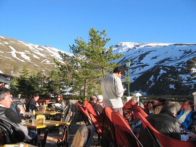 Imagen de archivo de una terraza en Sierra Nevada.