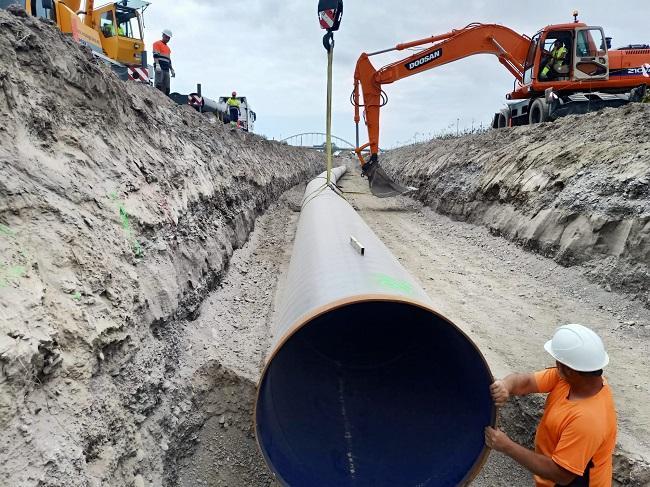 Imagen de archivo de las obras de las canalizaciones.