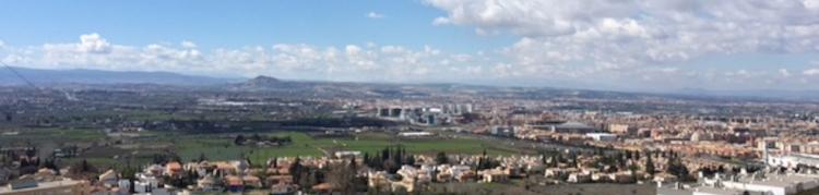 Imagen de la cornisa Sur del Cinturón de Granada.