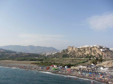 Aspecto actual de la Vega de Salobreña, playa La Guardia-Caleta. 