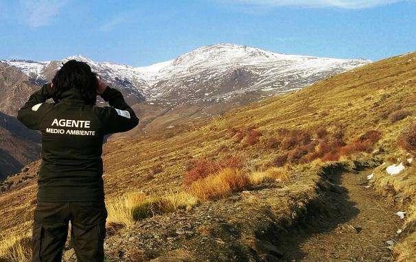 Personal de Medio Ambiente, en tareas de vigilancia.