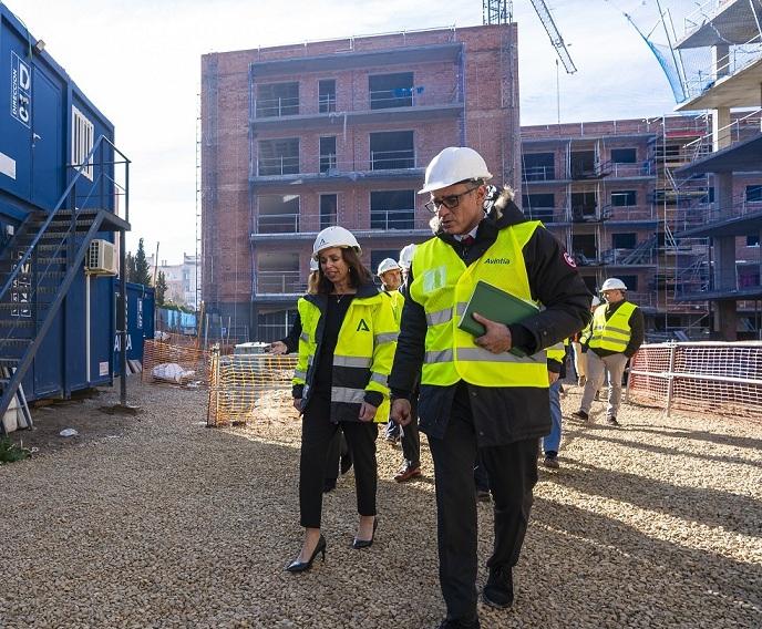 Visita a las viviendas en construcción de Parque Nueva Granada. 