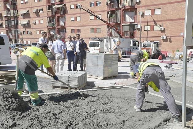 Obras del PFEA en 2018 en la capital. 