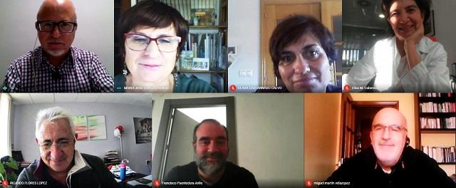 Encuentro telemático del sindicato con miembros de Podemos-IU Encuentro telemático del sindicato con miembros de Podemos-IU.