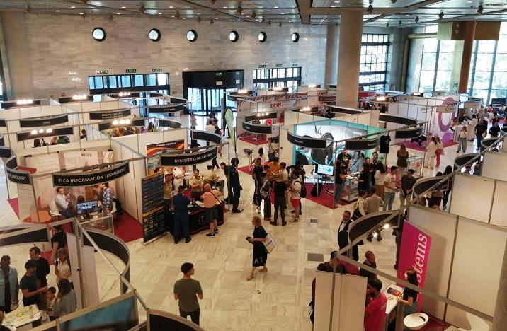 Vista de una edición anterior de la Feria de Empleo. 