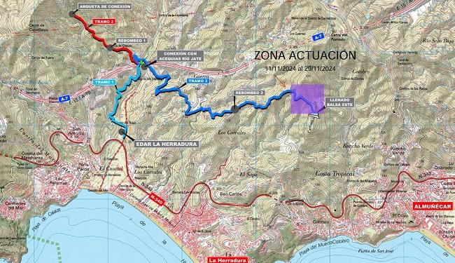 Zona de actuación de las obras.
