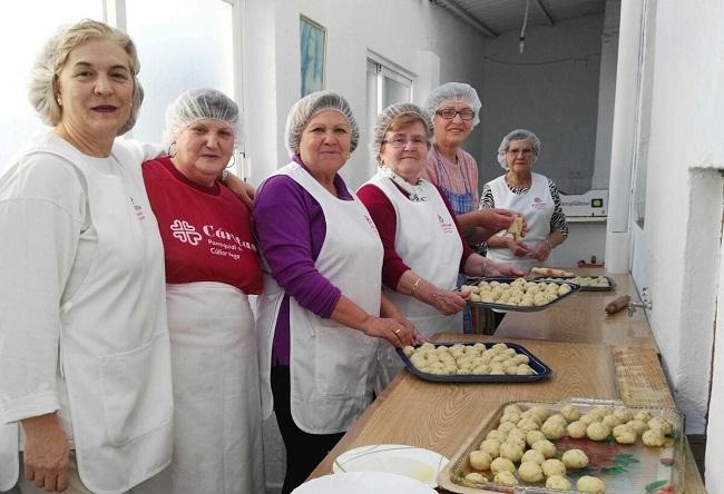 Voluntarias de Cáritas Cúllar Vega.