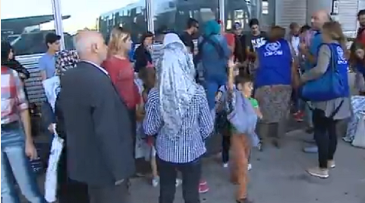 Llegada a Madrid este miércoles de 36 refugiados sirios procedentes de Grecia.