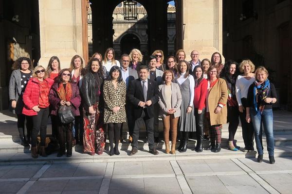 Encuentro de las diputadas provinciales de Igualdad en Jaén.