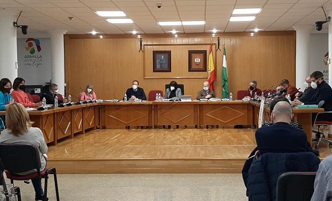 Pleno del Ayuntamiento de Armilla de este pasado lunes. 