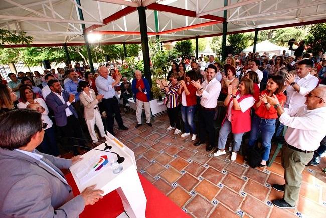 Acto de la militancia socialista en Armilla. 