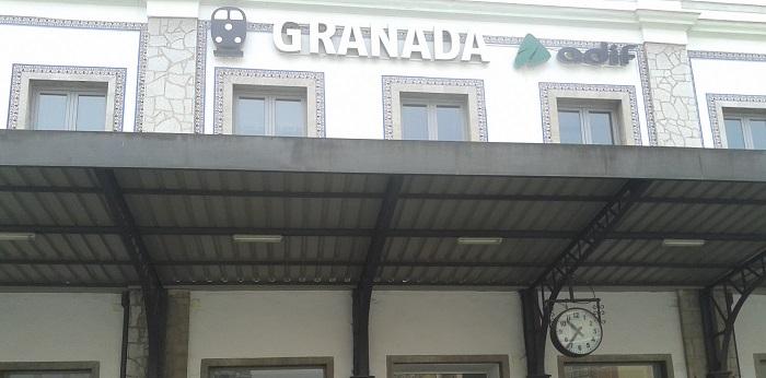 Detalle de la estación de Granada. 