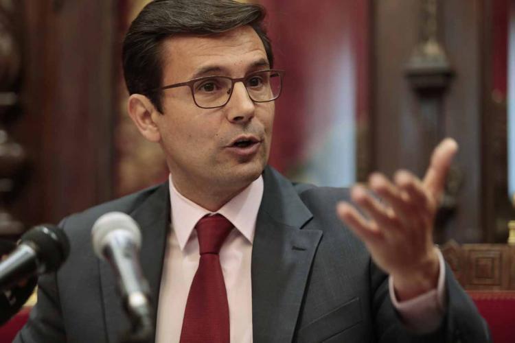 Francisco Cuenca, en una comparecencia ante los medios. Francisco Cuenca, en una comparecencia ante los medios.