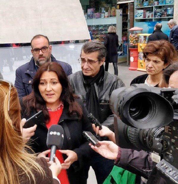 Alejandra Durán, en una comparecencia ante los medios. Alejandra Durán, en una comparecencia ante los medios.
