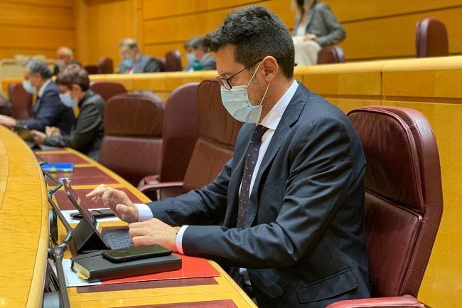 Alejandro Zubeldia, en una imagen de archivo en el Senado.