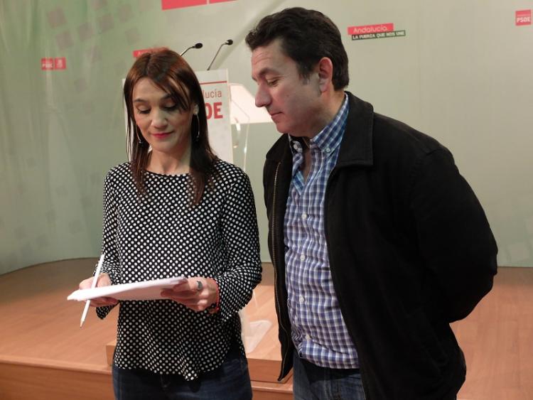 Olga Manzano y Antonio Cobo. Olga Manzano y Antonio Cobo.