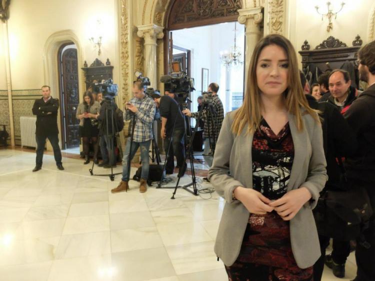 Ana Terrón este martes en la Subdelegación.