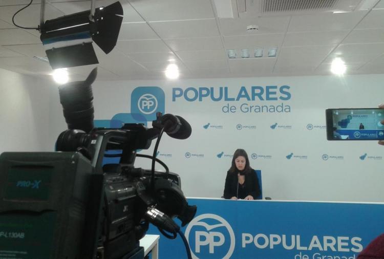 Ana Vanesa García, en rueda de prensa.