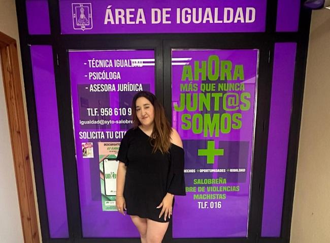 Ángela Rodríguez, del área de Igualdad de IU Granada.