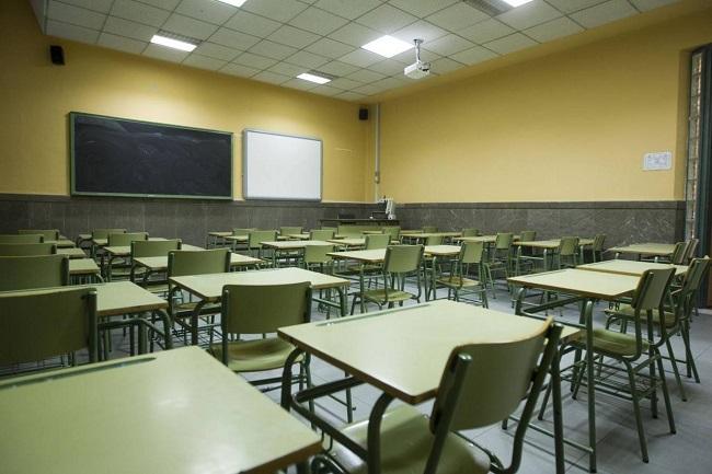 Aulas vacías. Aulas vacías.