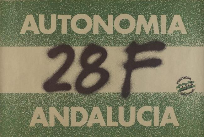 Uno de los carteles oficiales del referéndum del 28 de febrero de 1980.