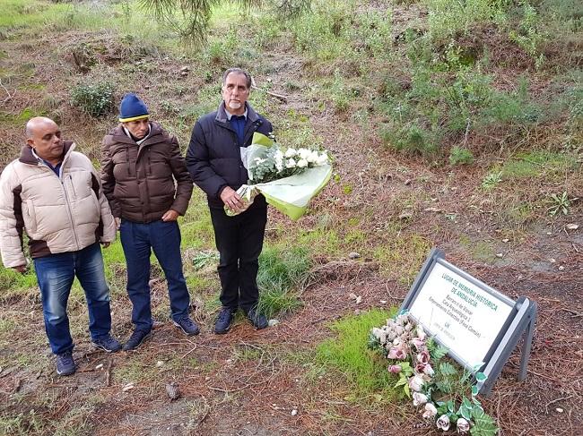 Visita de una delegación cubana al Barranco de Víznar.