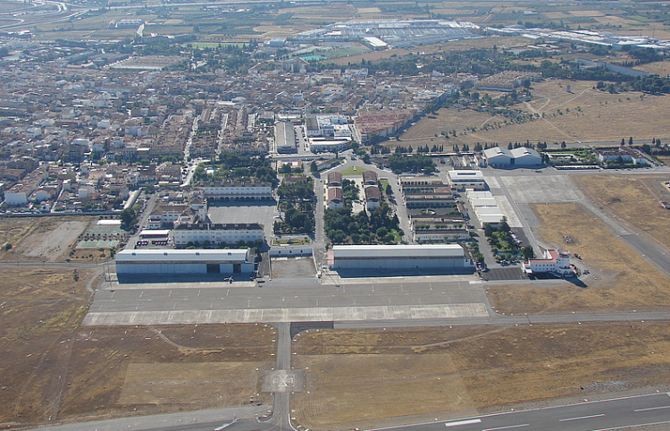 Vista aérea del recinto.