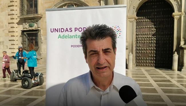 Antonio Cambril, en la rueda de prensa de este martes.