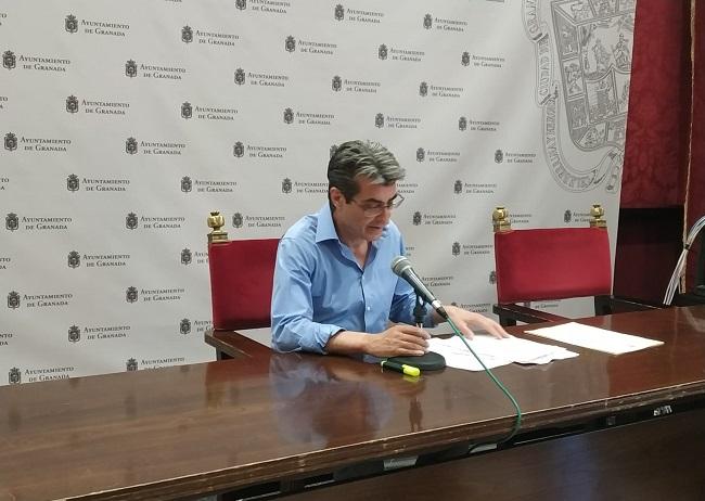 Antonio Cambril en rueda de prensa.