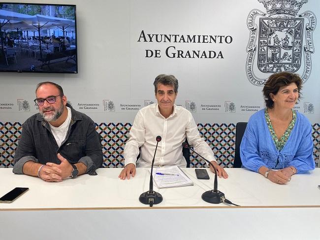 Paco Puentedura, antonio Cambril y Elisa Cabrerizo.