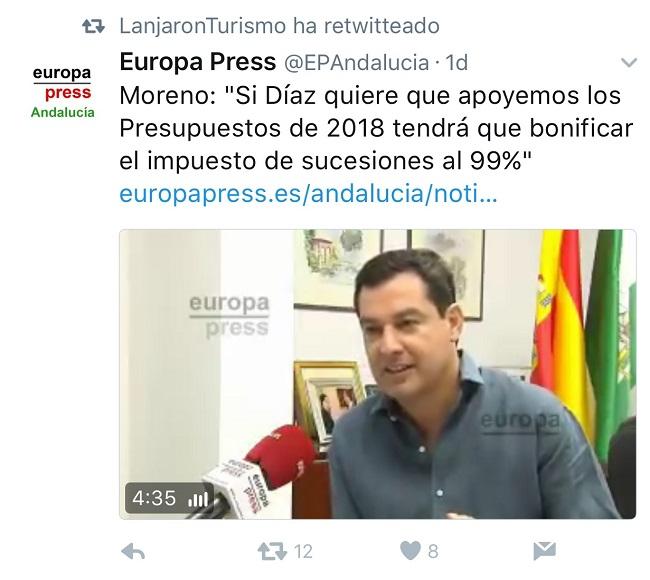 Twitter relanzado desde Lanjarón Turismo. Twitter relanzado desde Lanjarón Turismo.