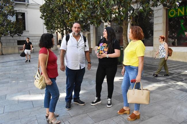 María José Sánchez de Arias, Paco Puentedira, Cande Rienda y Mari Carmen Pérez