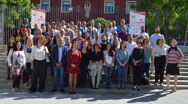 Presentación de las candidaturas de IU.