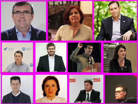 Diputados y senadores por la provincia de Granada.