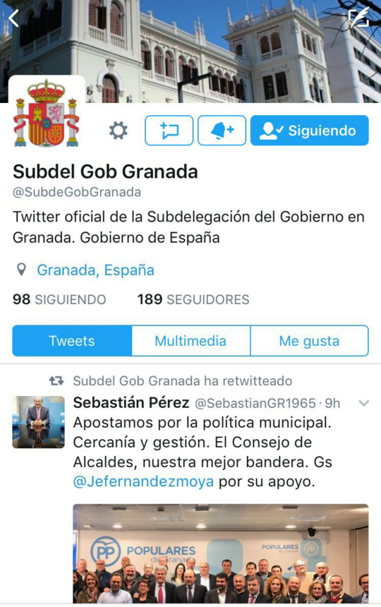Captura de pantalla con el mensaje retuiteado. Captura de pantalla con el mensaje retuiteado.