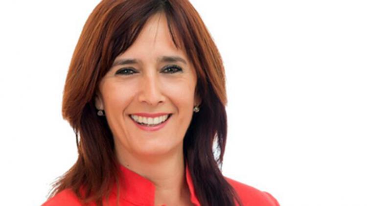 La portavoz de IU en Pinos Puente. La portavoz de IU en Pinos Puente.