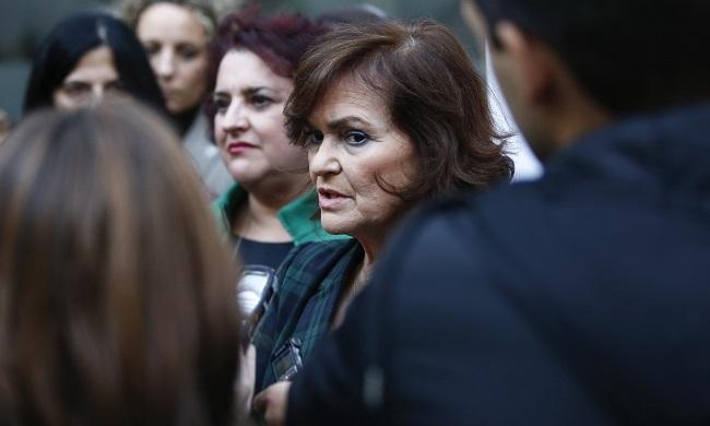 Carmen Calvo, este martes en Granada. Carmen Calvo, este martes en Granada.