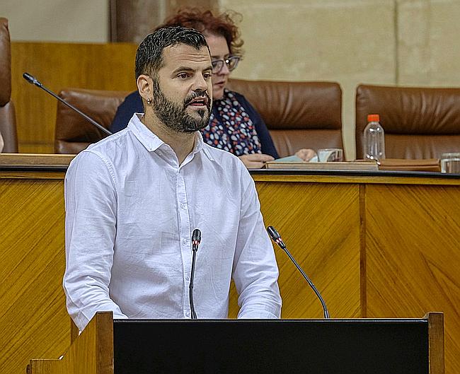 Jesús Fernández, en una intervención en el Parlamento.