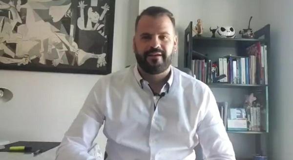 Jesús Fernández, en una imagen extraída del vídeo difundido en redes sociales. Jesús Fernández, en una imagen extraída del vídeo difundido en redes sociales.