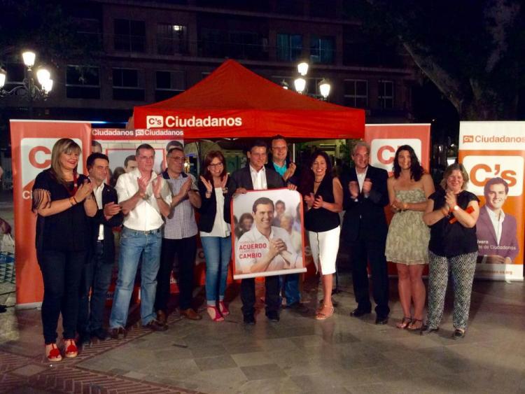 Inicio de la campaña electoral de Ciudadanos.