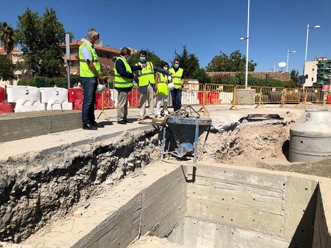 Visita institucional a las obras. Visita institucional a las obras.