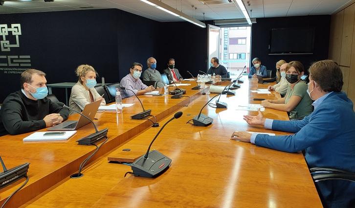 Reunión de la Comisión de Infraestructuras del empresariado granadino.