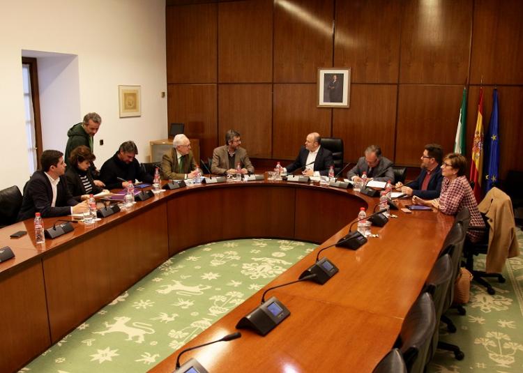 Imagen de una de las reuniones de la comisión, en enero.