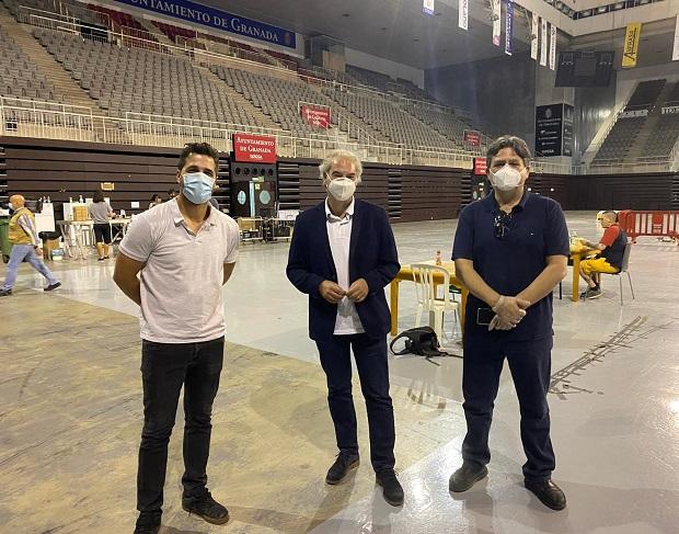 José Antonio Huertas, en el Palacio de los Deportes.