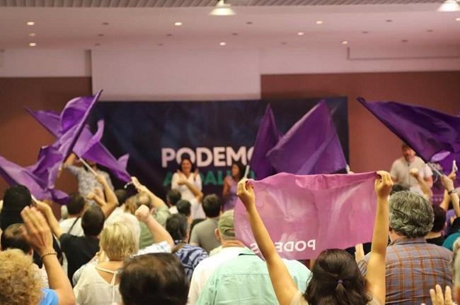 Conferencia municipalista de Podemos en Mollina (Málaga).