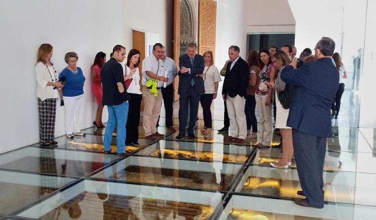 El ministro de Educación durante su visita al Cuarto Real. El ministro de Educación durante su visita al Cuarto Real.