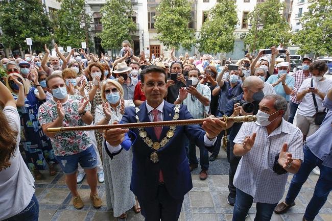 Francisco Cuenca, tras ser investido alcalde.