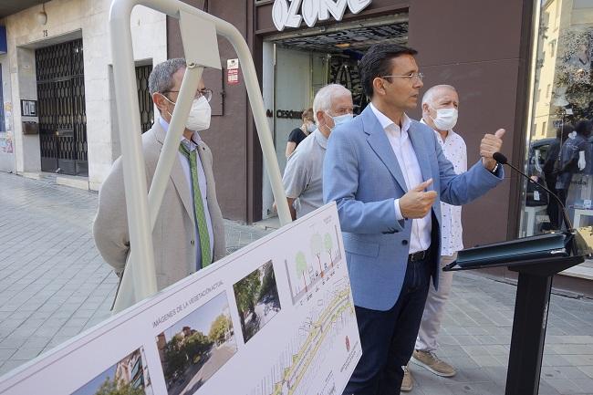 Francisco Cuenca, en una visita a La Chana.